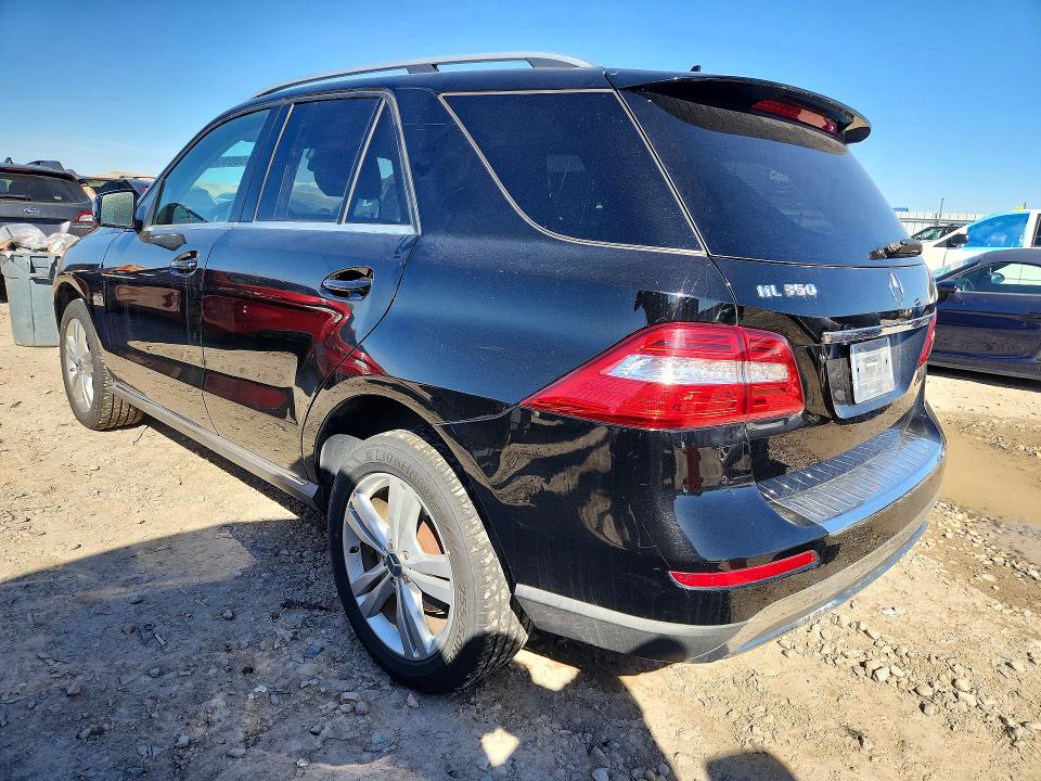 2012 Mercedes-benz M-class VIN 4JGDA5HB5CA020885 COPART salvage auction — MINOR DENT/SCRATCHES, Ut - Dealer Only Clean Title (P), sold $4,150 on 2026-07-07 (photo 2)