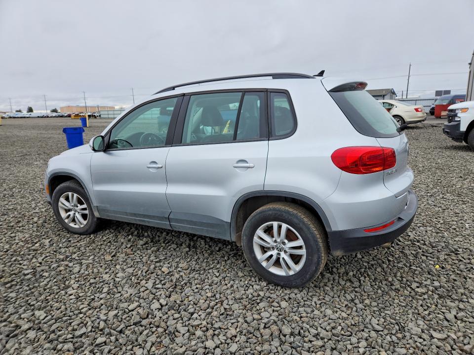 2017 Volkswagen Tiguan VIN WVGBV7AX5HK017287 COPART salvage auction — FRONT END, Va - Certificate Of Title, sold $1,800 on 2026-07-29 (photo 2)