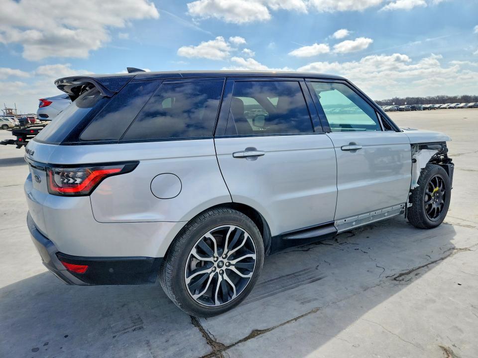 2022 Land Rover Range Rover Sport VIN SALWR2SUXNA218761 COPART salvage auction — Front End, TX - SALVAGE VEHICLE TITLE, sold $17,800 on 2026-04-09 (photo 3)