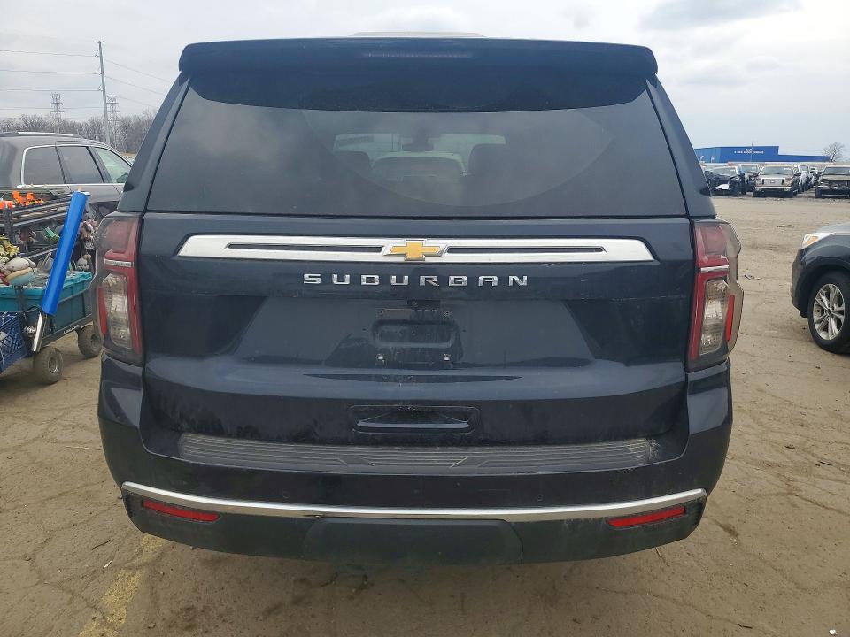 2021 Chevrolet Suburban VIN 1GNSKBKD7MR310153 COPART salvage auction — WATER/FLOOD, MI - SCRAP CERT OF TITLE-FLOOD VEH, sold $9,600 on 2026-07-28 (photo 6)