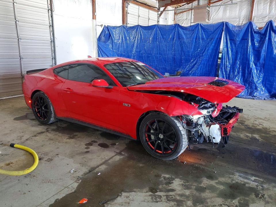 2024 Ford Mustang VIN 1FA6P8CF2R5428355 COPART salvage auction — Front End, KY - CERT OF TITLE-SALVAGE, sold $17,500 on 2026-05-07 (photo 4)