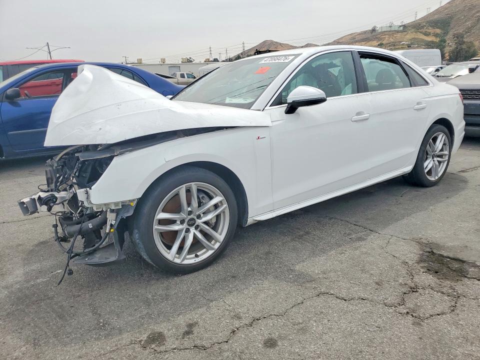 2024 Audi A4 VIN WAUEAAF42RN006754 COPART salvage auction — FRONT END, Tn - Non-Repairable Certificate, sold $3,750 on 2026-07-29 (photo 1)