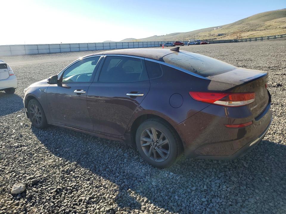 2019 Kia Optima VIN 5XXGT4L32KG325561 COPART salvage auction — FRONT END, Nv - Salvage Title, sold $2,750 on 2026-07-02 (photo 2)