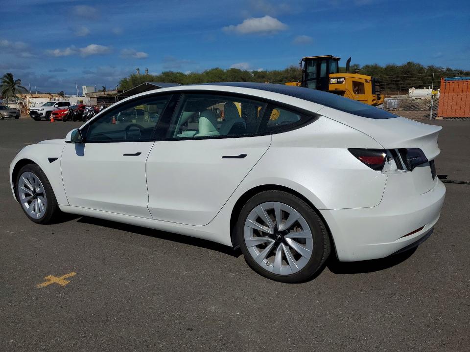 2023 Tesla Model 3 VIN 5YJ3E1EA6PF519586 COPART salvage auction — Rear End, HI - CERTIFICATE OF SALVAGE, sold $5,000 on 2026-05-22 (photo 2)