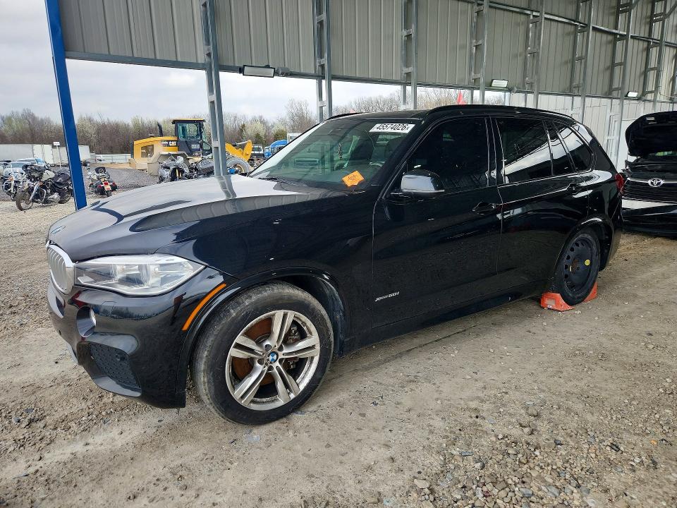 2014 BMW X5 VIN 5UXKR6C50E0J71698 COPART salvage auction — FRONT END, Il - Certificate Of Title, sold $3,450 on 2026-07-17 (photo 1)
