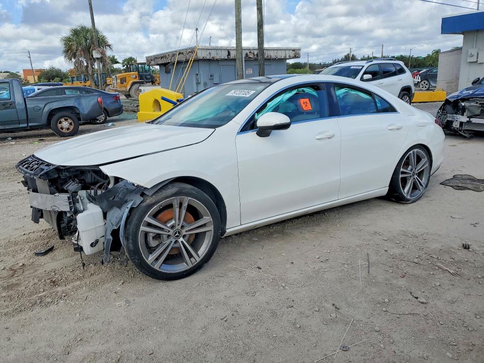 2021 Mercedes-benz Cla-class VIN W1K5J4GB1MN217573 COPART salvage auction — FRONT END, Fl - Certificate Of Title, sold $7,200 on 2026-07-16 (photo 1)