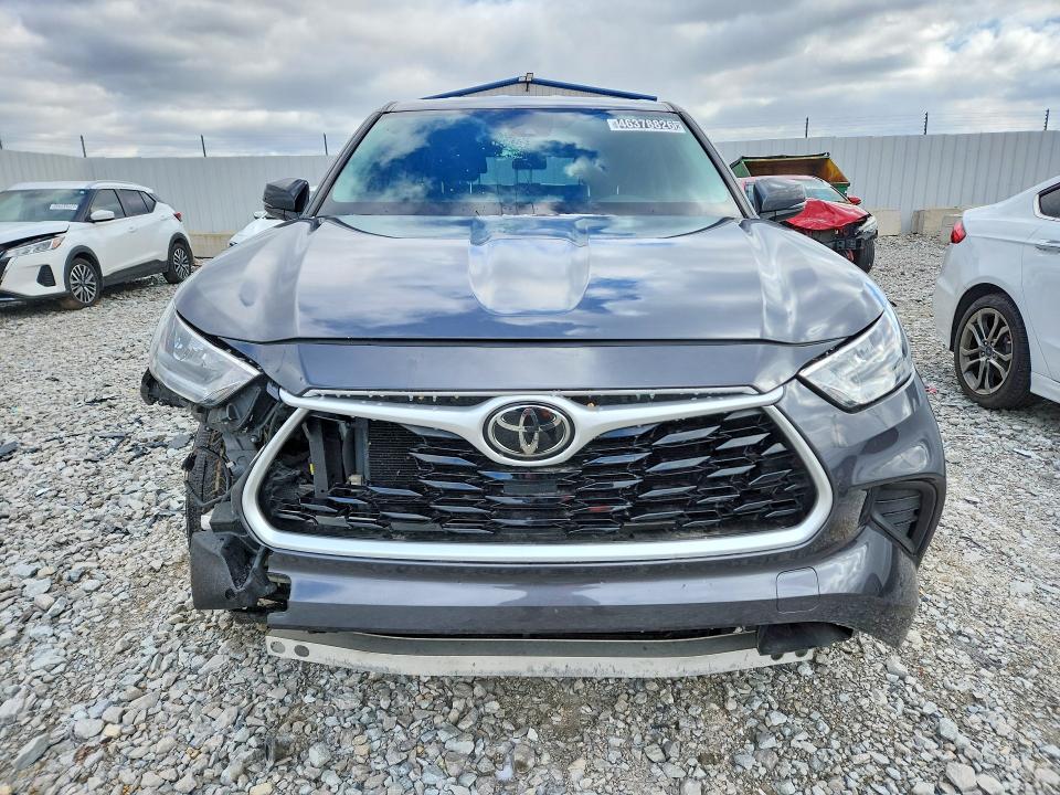 2020 Toyota Highlander VIN 5TDCZRBH4LS013233 COPART salvage auction — FRONT END, In - Certificate Of Title, sold $9,500 on 2026-07-09 (photo 5)