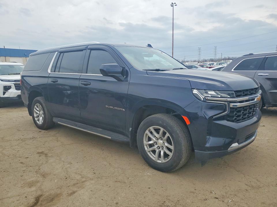 2021 Chevrolet Suburban VIN 1GNSKBKD7MR310153 COPART salvage auction — WATER/FLOOD, MI - SCRAP CERT OF TITLE-FLOOD VEH, sold $9,600 on 2026-07-28 (photo 4)