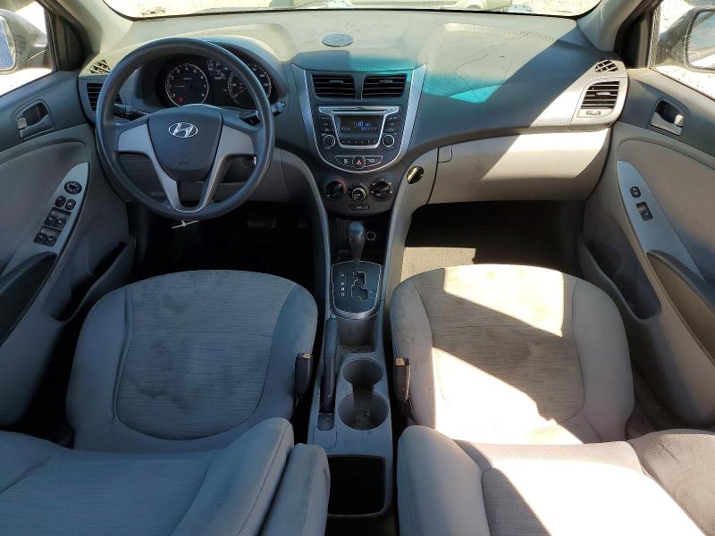 2017 Hyundai Accent VIN KMHCT4AE0HU183292 COPART salvage auction — FRONT END, Ca - Dis/Dlr/Exp Only Clean Title, sold $1,450 on 2026-07-31 (photo 8)