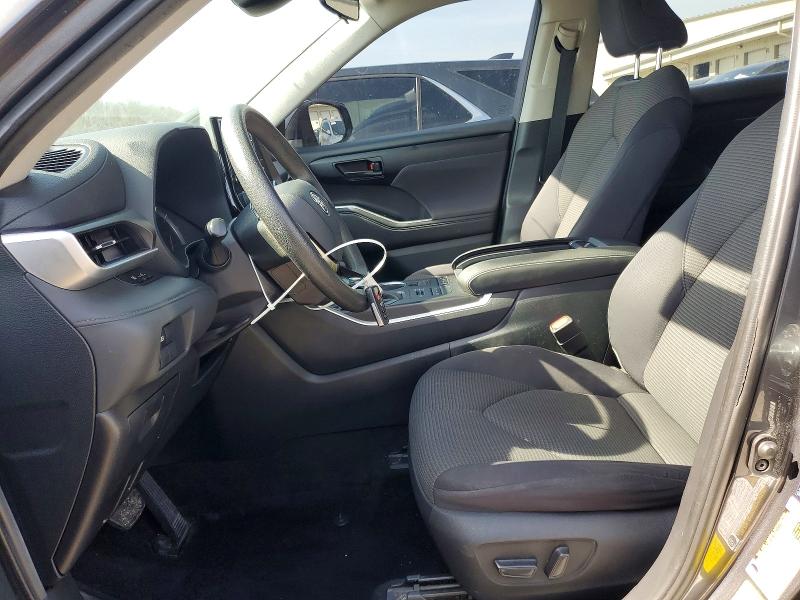 2020 Toyota Highlander VIN 5TDCZRBH4LS013233 COPART salvage auction — FRONT END, In - Certificate Of Title, sold $9,500 on 2026-07-09 (photo 7)