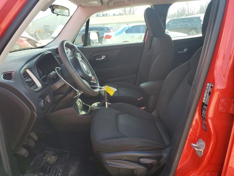 2015 Jeep Renegade VIN ZACCJAAHXFPC08233 COPART salvage auction — MECHANICAL, Oh - Certificate Of Title, sold $1,400 on 2026-07-07 (photo 7)
