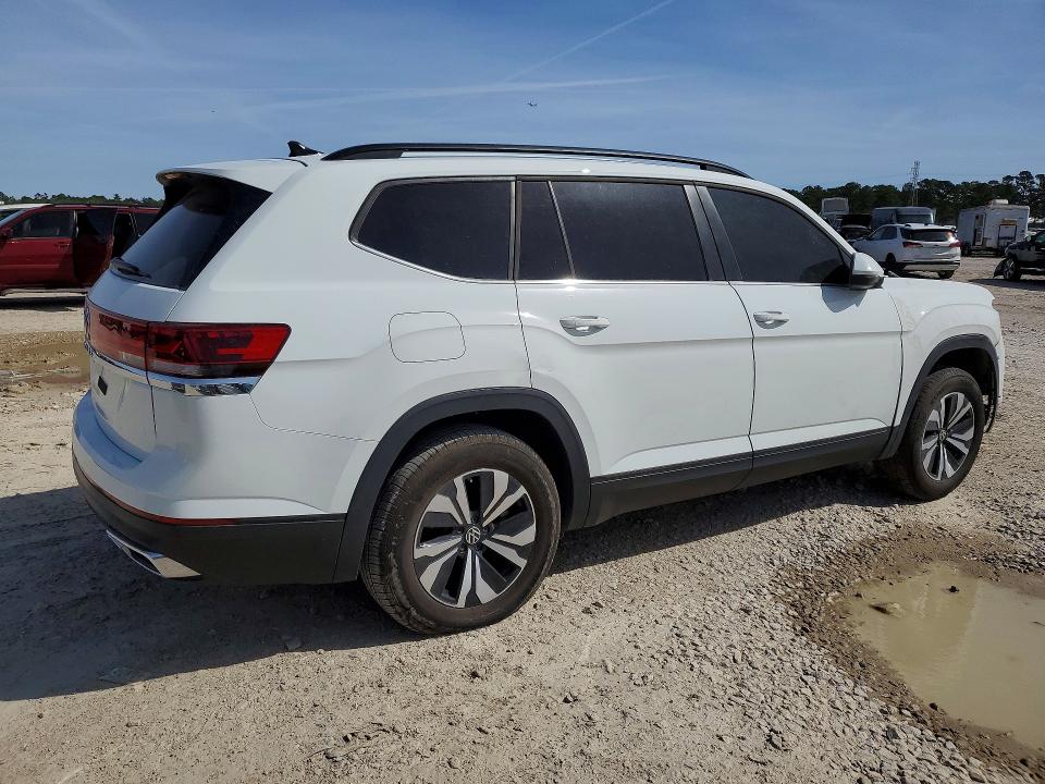 2025 Volkswagen Atlas VIN 1V2DR2CA3SC553376 COPART salvage auction — FRONT END, Tx - Certificate Of Title, sold $12,600 on 2026-07-09 (photo 3)