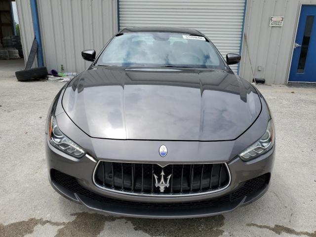 2017 Maserati Ghibli VIN ZAM57XSA9H1206127 COPART salvage auction — NORMAL WEAR, Salvage Title, sold $31,750 on 2024-05-22 (photo 5)