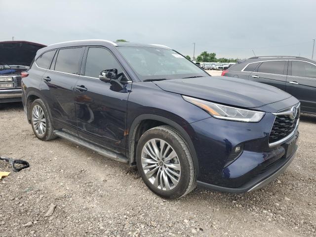 2023 Toyota Highlander VIN 5TDFARAH1PS523955 COPART salvage auction — HAIL, Tx - Certificate Of Title, sold $38,250 on 2026-07-08 (photo 4)