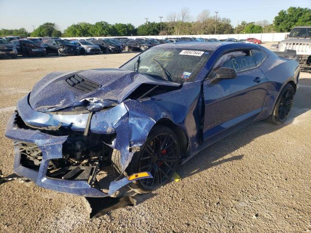 2021 Chevrolet Camaro VIN 1G1FF1R73M0117150 COPART salvage auction — FRONT END, TX - , sold $8,800 on 2024-05-09 (photo 1)