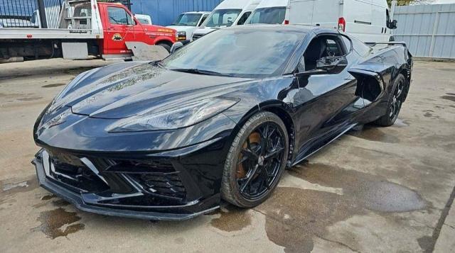 2021 Chevrolet Corvette VIN 1G1YB2D46M5106587 COPART salvage auction — ALL OVER, TX - CERTIFICATE OF TITLE (P), sold $16,800 on 2024-04-05 (photo 2)