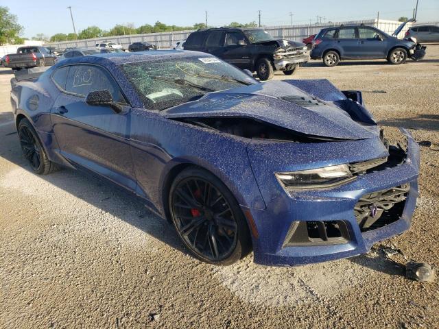 2021 Chevrolet Camaro VIN 1G1FF1R73M0117150 COPART salvage auction — FRONT END, TX - , sold $8,800 on 2024-05-09 (photo 4)