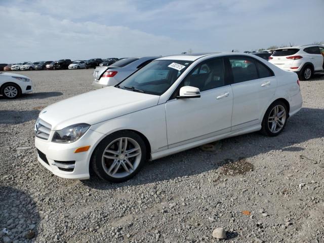 2013 Mercedes-Benz C-Class VIN WDDGF8AB8DR264537 COPART salvage auction — HAIL, KY -, sold $3,450 on 2025-06-12 (photo 1)