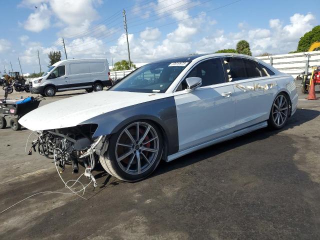 2023 Audi S8 VIN WAULSAF80PN003209 COPART salvage auction — Front End, FL - CERT OF TITLE SLVG REBUILDABLE, sold $23,900 on 2025-07-28 (photo 1)