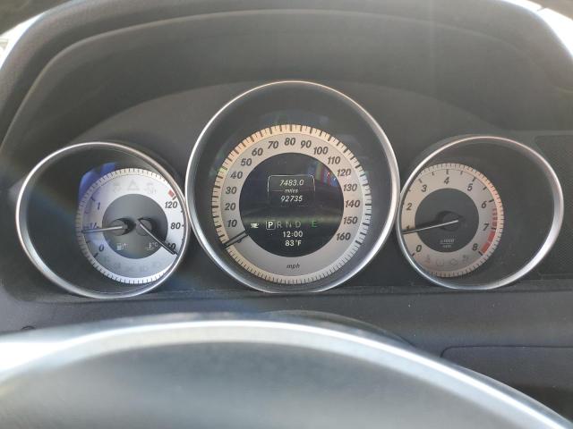 2013 Mercedes-Benz C-Class VIN WDDGF8AB8DR264537 COPART salvage auction — HAIL, KY -, sold $3,450 on 2025-06-12 (photo 9)