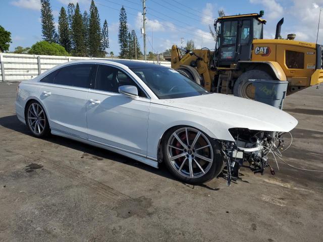 2023 Audi S8 VIN WAULSAF80PN003209 COPART salvage auction — Front End, FL - CERT OF TITLE SLVG REBUILDABLE, sold $23,900 on 2025-07-28 (photo 4)