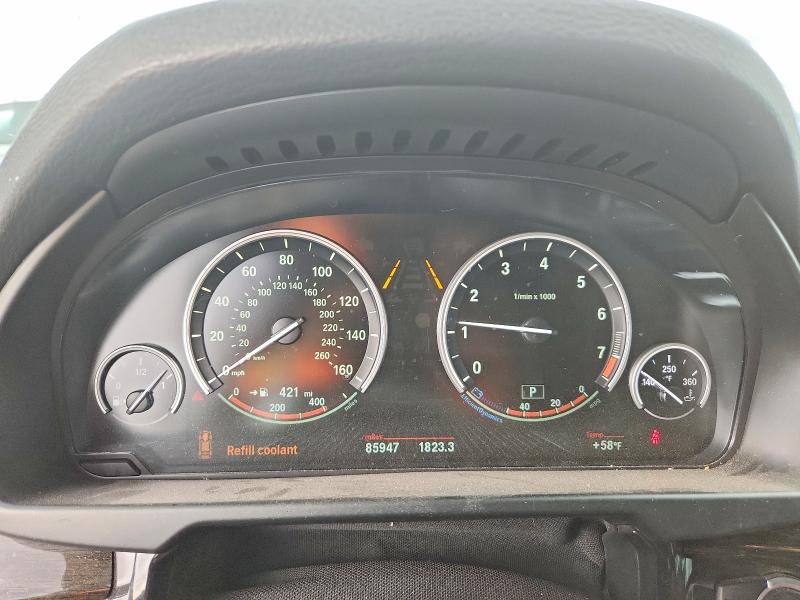 2018 BMW X5 VIN 5UXKR0C52J0X87202 COPART salvage auction — FRONT END, Mt - Salvage Certificate Of A Vehic, sold $3,700 on 2026-07-14 (photo 9)