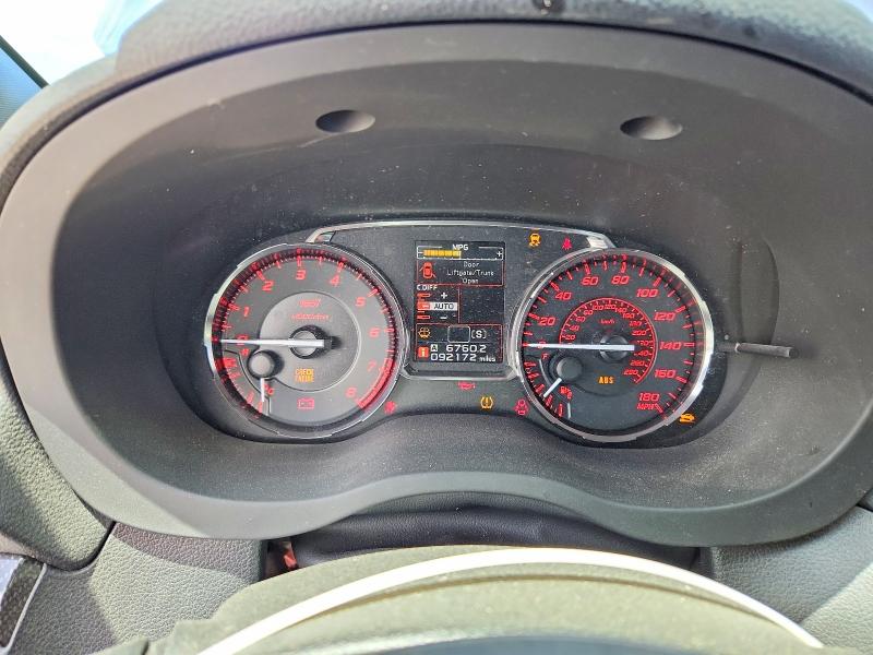 2017 Subaru Wrx VIN JF1VA2M64H9837800 COPART salvage auction — SIDE, FL - CERT OF TITLE SLVG REBUILDABLE, sold $80 on 2026-07-24 (photo 9)