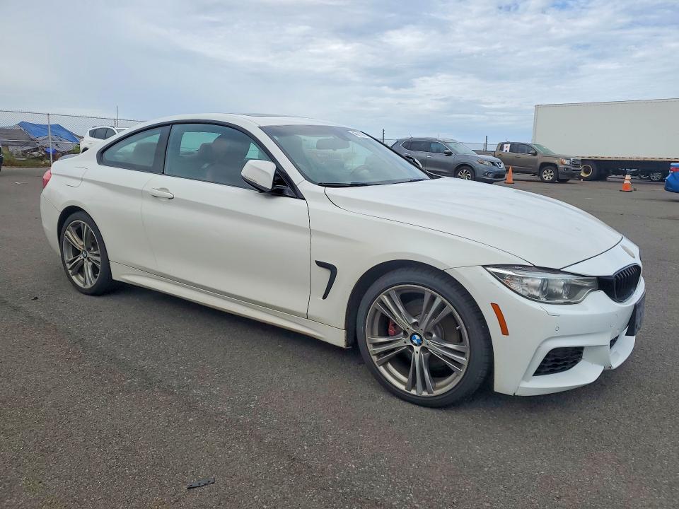 2015 BMW 428 xi VIN WBA3N5C52FK198352 COPART salvage auction — WATER/FLOOD, Hi - Certificate Of Salvage, sold $2,100 on 2026-07-20 (photo 4)