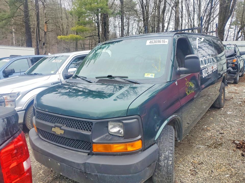 2012 Chev Express VIN 1GCWGGCA8C1200240 COPART salvage auction — INTERIOR BURN, VT - CERT OF TITLE-SALVAGE VEHICLE, sold $989 on 2026-07-20 (photo 1)