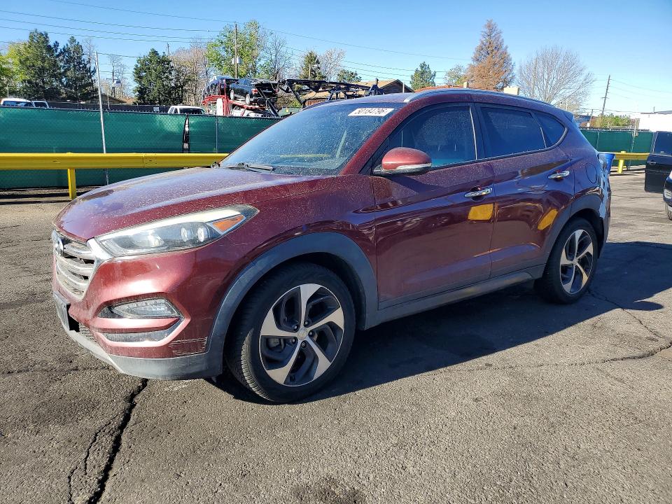 2016 Hyundai Tucson VIN KM8J3CA22GU043718 COPART salvage auction — REAR END, Co - Dis/Dlr/Exp Only Clean Title, sold $2,200 on 2026-07-21 (photo 1)