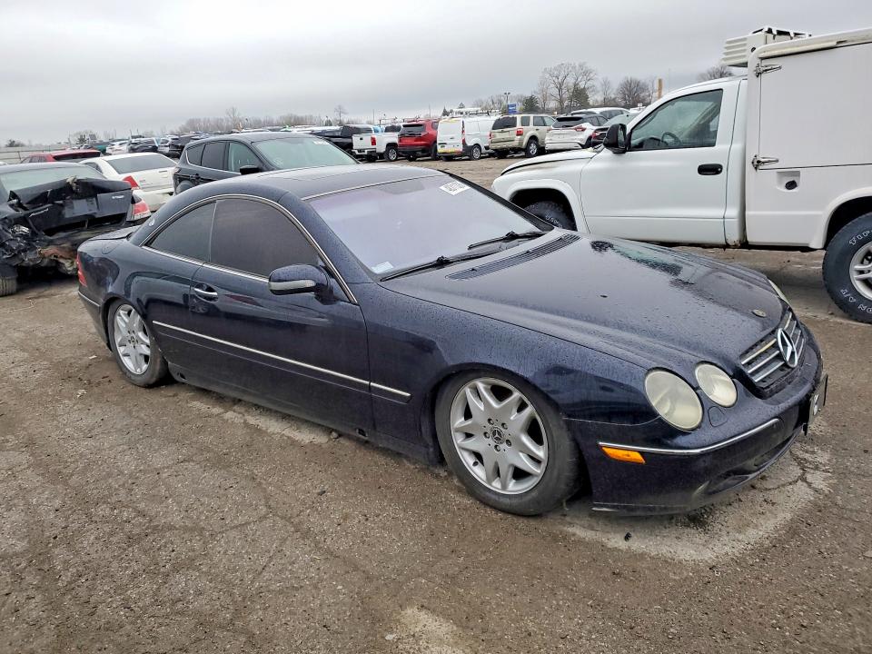 2002 Mercedes-benz Cl-class VIN WDBPJ75J72A020814 COPART salvage auction — NORMAL WEAR, In - Certificate Of Title, sold $625 on 2026-07-07 (photo 4)