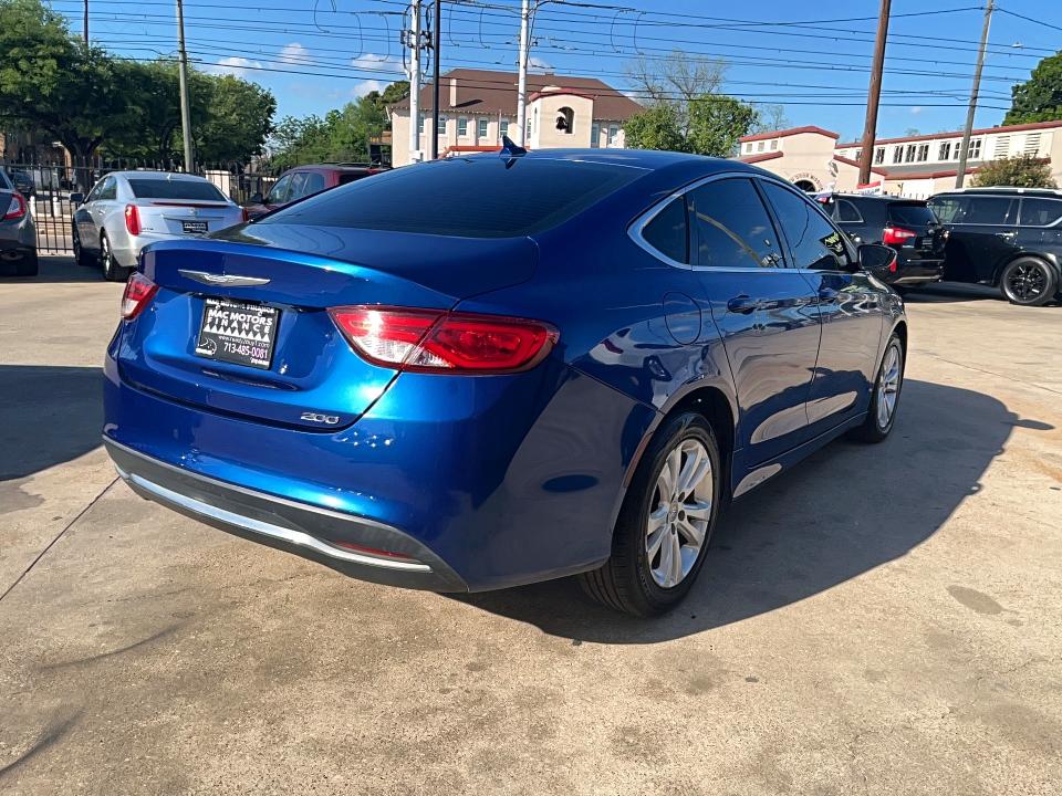 2016 Chrysler 200 VIN 1C3CCCABXGN172625 COPART salvage auction — NORMAL WEAR, Tx - Certificate Of Title (P), sold $3,950 on 2026-07-09 (photo 4)