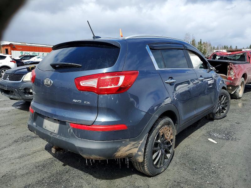 2013 Kia Sportage VIN KNDPCCA24D7479642 COPART salvage auction — FRONT END, Qc - Gravement Accidente, sold $800 on 2026-07-14 (photo 3)