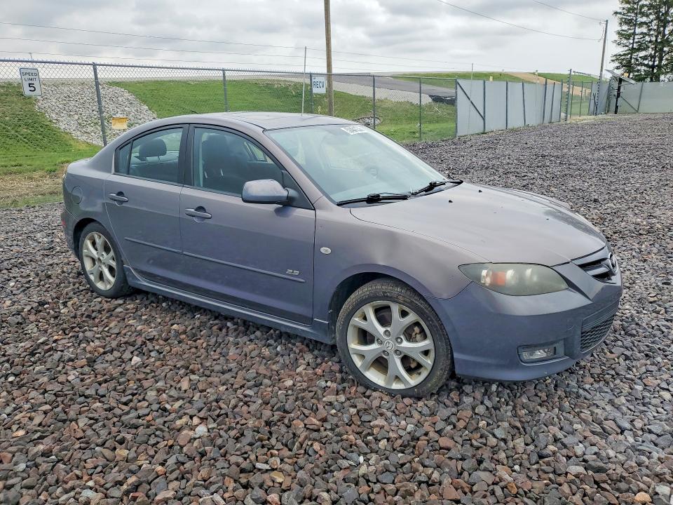 2007 Mazda Mazda3 VIN JM1BK323071724335 COPART salvage auction — SIDE, In - Cert Of Title-Salvage Title, sold $375 on 2026-07-07 (photo 4)