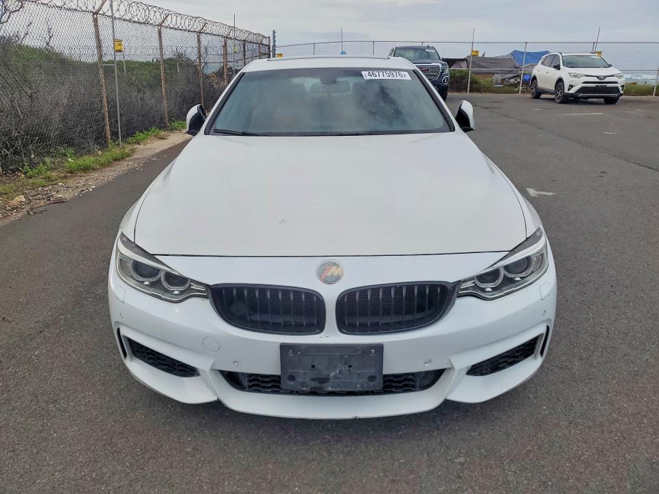 2015 BMW 428 xi VIN WBA3N5C52FK198352 COPART salvage auction — WATER/FLOOD, Hi - Certificate Of Salvage, sold $2,100 on 2026-07-20 (photo 5)