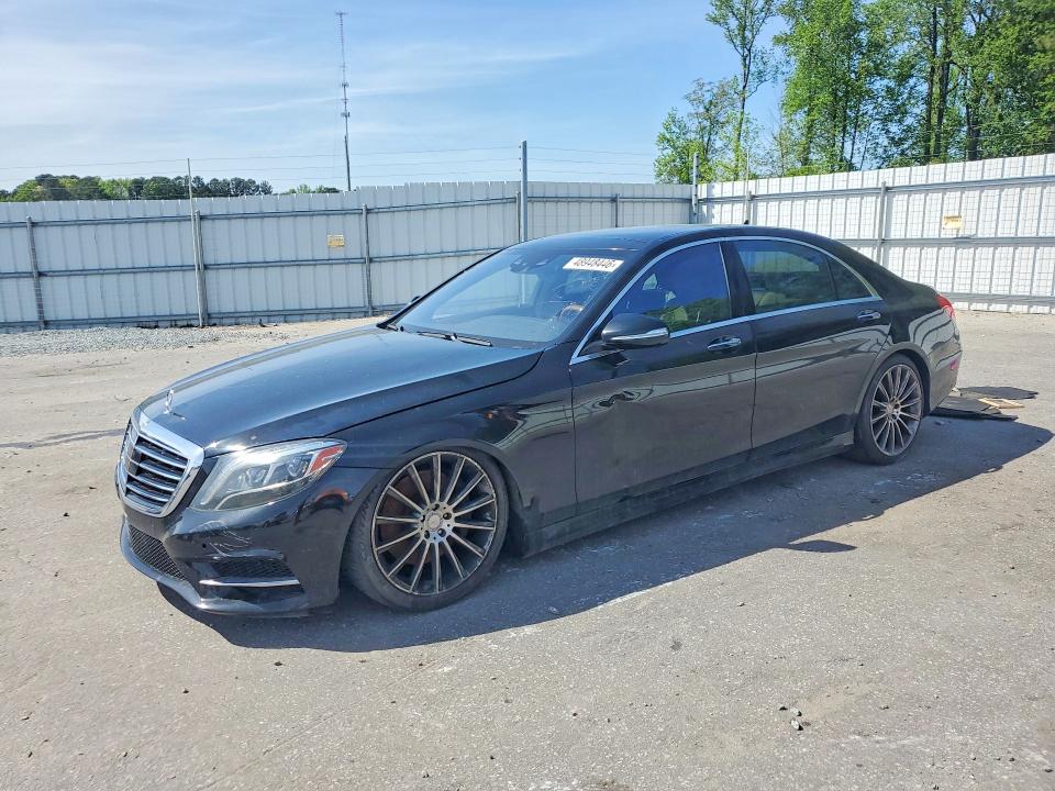 2014 Mercedes-benz S class VIN WDDUG8CB1EA030544 COPART salvage auction — UNDERCARRIAGE, Nc - Dealer Only Clean Title (P), sold $6,400 on 2026-07-09 (photo 1)