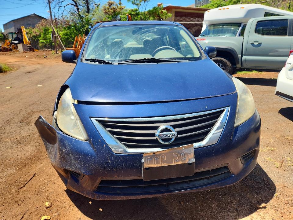 2012 Nissan Versa VIN 3N1CN7AP5CL828154 COPART salvage auction — FRONT END, Hi - Certificate Of Salvage, sold $4 on 2026-07-27 (photo 5)