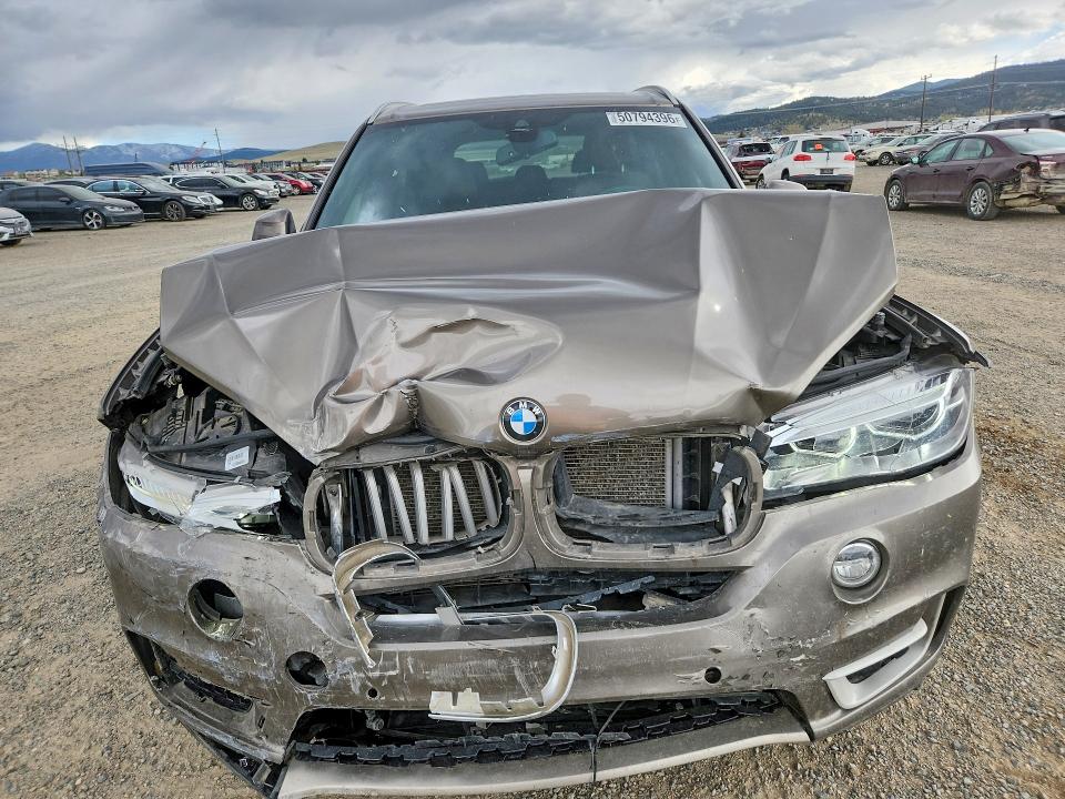 2018 BMW X5 VIN 5UXKR0C52J0X87202 COPART salvage auction — FRONT END, Mt - Salvage Certificate Of A Vehic, sold $3,700 on 2026-07-14 (photo 5)