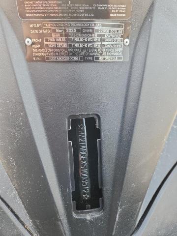 2025 Zhilong Focus 50 VIN HZ2TABGEXS1003512 COPART salvage auction — FRONT END, BS, sold $500 on 2026-07-14 (photo 9)