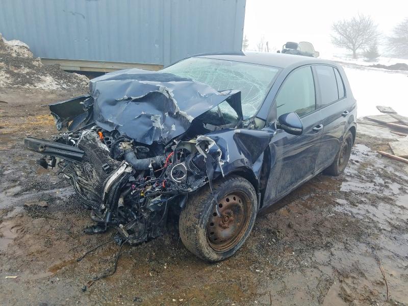 2013 Volkswagen Golf VIN WVWDA7AJ4DW125858 COPART salvage auction — FRONT END, Qc - Irrecuperable, sold $125 on 2026-07-14 (photo 1)