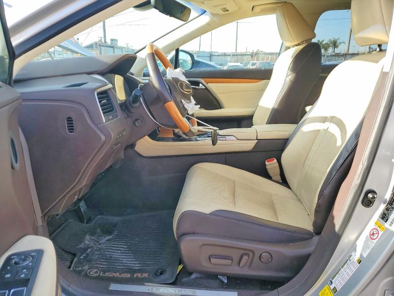 2016 Lexus Rx450 VIN 2T2BGMCA1GC004148 COPART salvage auction — FRONT END, Ca - Salvage Certificate, sold $12,700 on 2026-07-29 (photo 7)