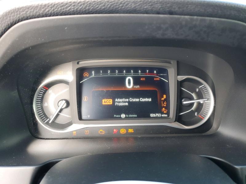 2024 Honda Passport VIN 5FNYF8H56RB012703 COPART salvage auction — FRONT END, Il - Salvage Certificate, sold $9,900 on 2026-07-28 (photo 9)