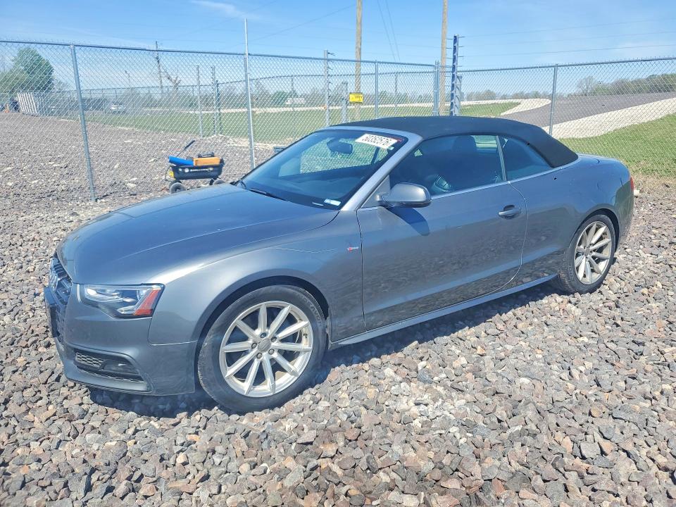 2016 Audi A5 VIN WAUD2AFH4GN001466 COPART salvage auction — REAR END, In - Cert Of Title-Salvage Title, sold $2,800 on 2026-07-14 (photo 1)