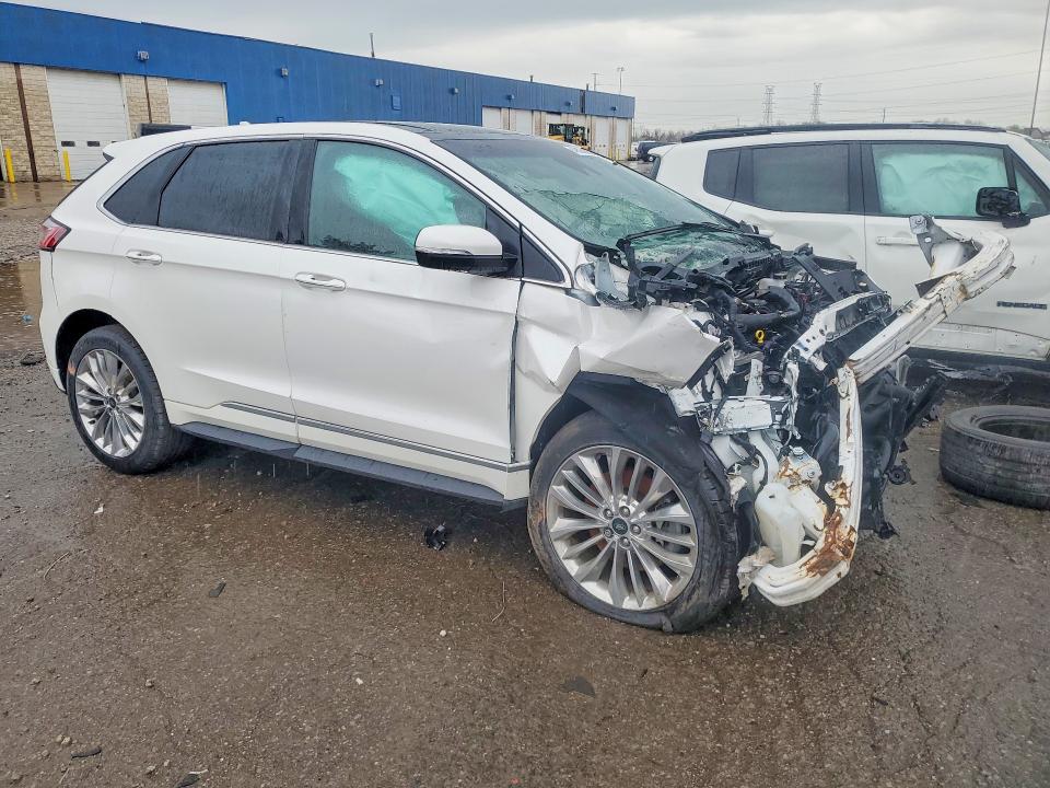 2020 Ford Edge VIN 2FMPK4K94LBA74970 COPART salvage auction — FRONT END, Mi - Scrap Certificate Of Title, sold $1,550 on 2026-07-09 (photo 4)