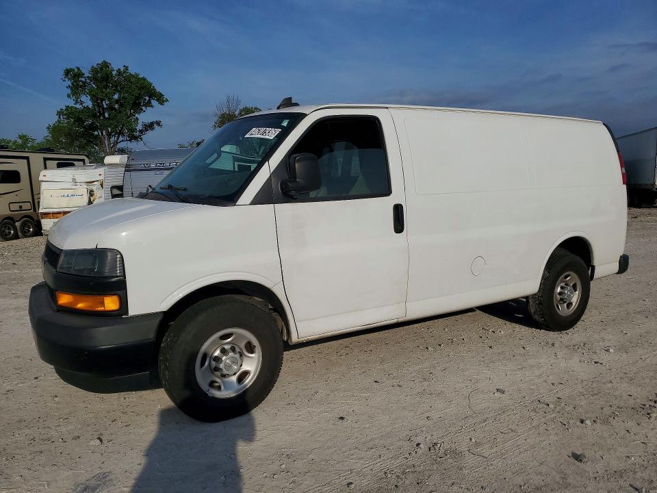 2019 Chev Express VIN 1GCWGAFP2K1367866 COPART salvage auction — REAR END, CT, sold $300 on 2026-07-16 (photo 1)