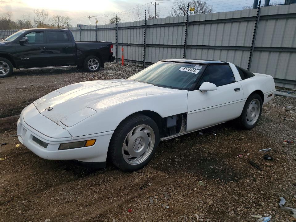 1996 Chev Corvette VIN 1G1YY22PXT5114248 COPART salvage auction — FRONT END, Il - Certificate Of Title (P), sold $4,150 on 2026-07-08 (photo 1)