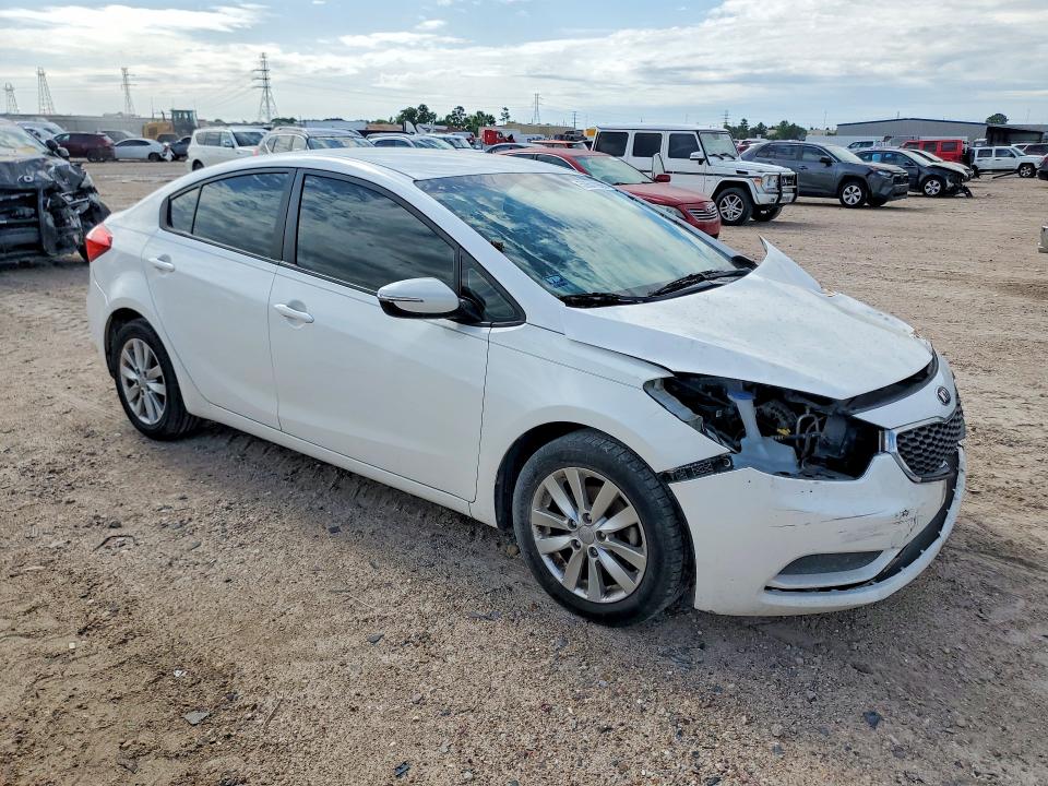 2014 Kia Forte VIN KNAFX4A65E5059861 COPART salvage auction — FRONT END, Tx - Salvage Vehicle Title (P), sold $1,500 on 2026-07-28 (photo 4)