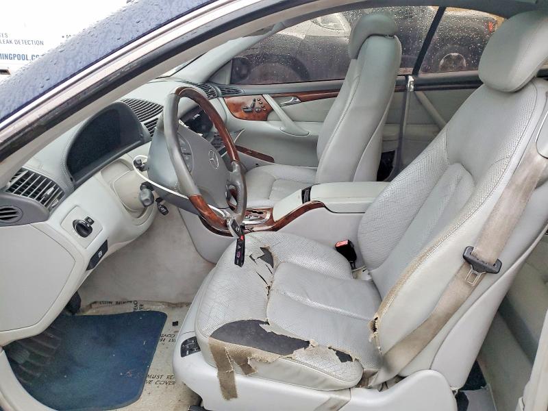 2002 Mercedes-benz Cl-class VIN WDBPJ75J72A020814 COPART salvage auction — NORMAL WEAR, In - Certificate Of Title, sold $625 on 2026-07-07 (photo 7)