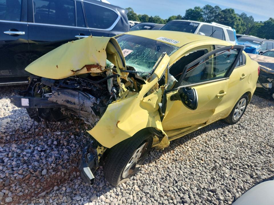 2016 Kia Rio VIN KNADM4A32G6681854 COPART salvage auction — FRONT END, AL - CERT OF TITLE-PARTS ONLY SALVG, sold $725 on 2026-07-27 (photo 1)