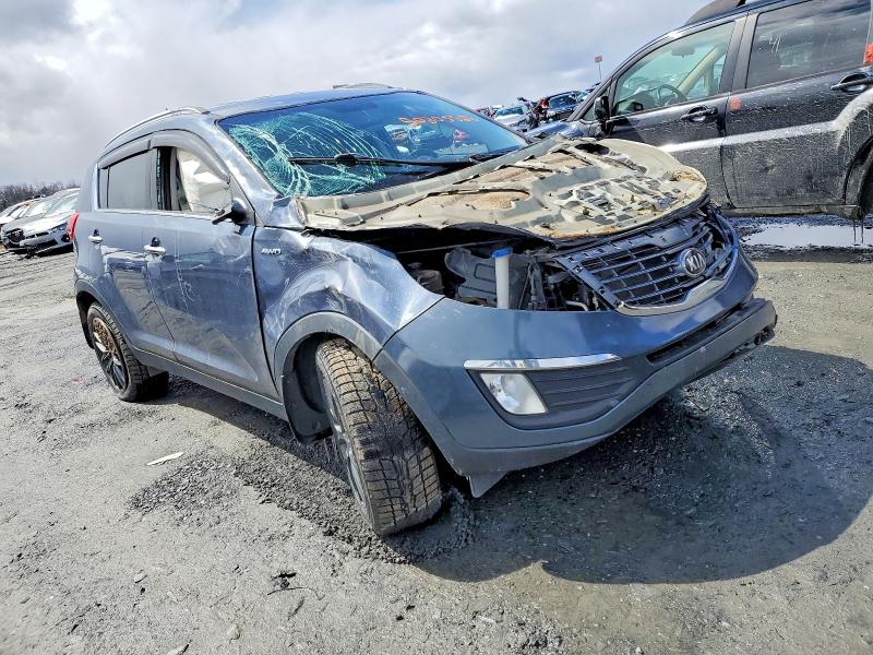 2013 Kia Sportage VIN KNDPCCA24D7479642 COPART salvage auction — FRONT END, Qc - Gravement Accidente, sold $800 on 2026-07-14 (photo 4)